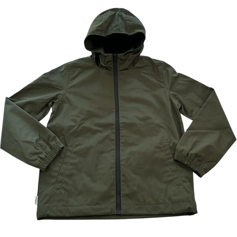 Element Hoodie Water Resistant Zip Up Alder Army Green NWT Youth Boys Size 12